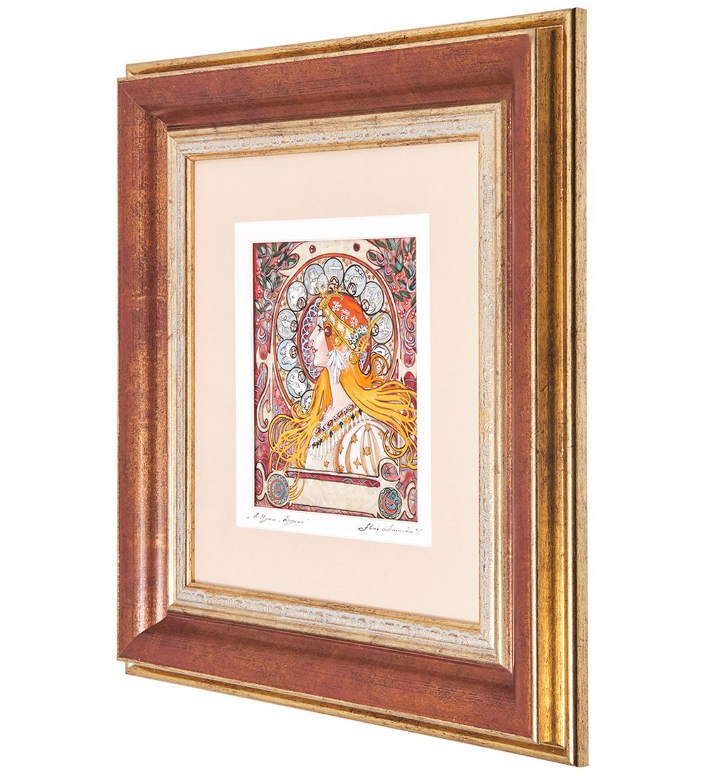 Народные промыслы ШК-55/243 Панно «Зодиак - Альфонс Муха»