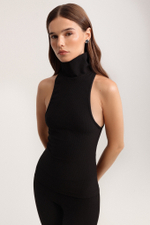 Топ без рукавов в рубчик