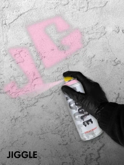 Аэрозольная краска для граффити в баллончике JIGGLE PRO суперматовая, 520 мл, SAKURA / Сакура