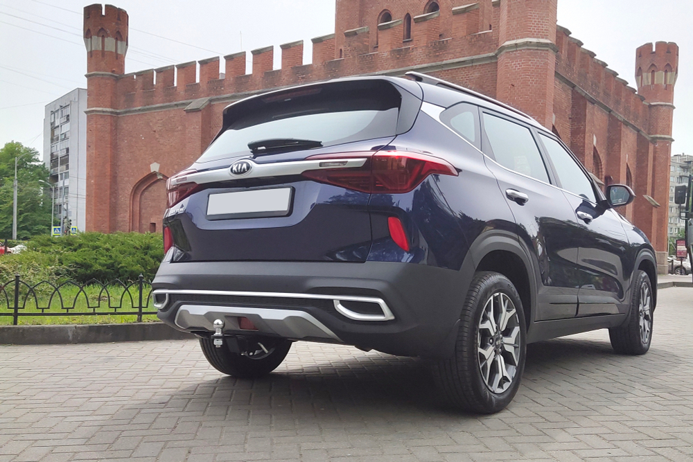 Фаркоп с унив. электрикой Smart, съемный квадрат, KIA Seltos 2020- (паспорт и сертификат) ПТ ГРУПП.KST-20-991122.00