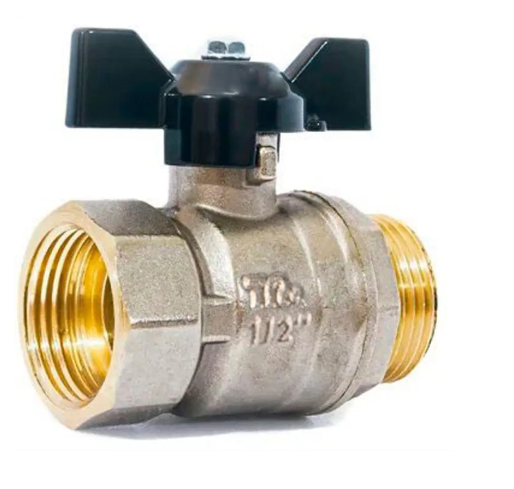 Шаровый кран Terma 26024 1/2" Внутренняя-наружная резьба