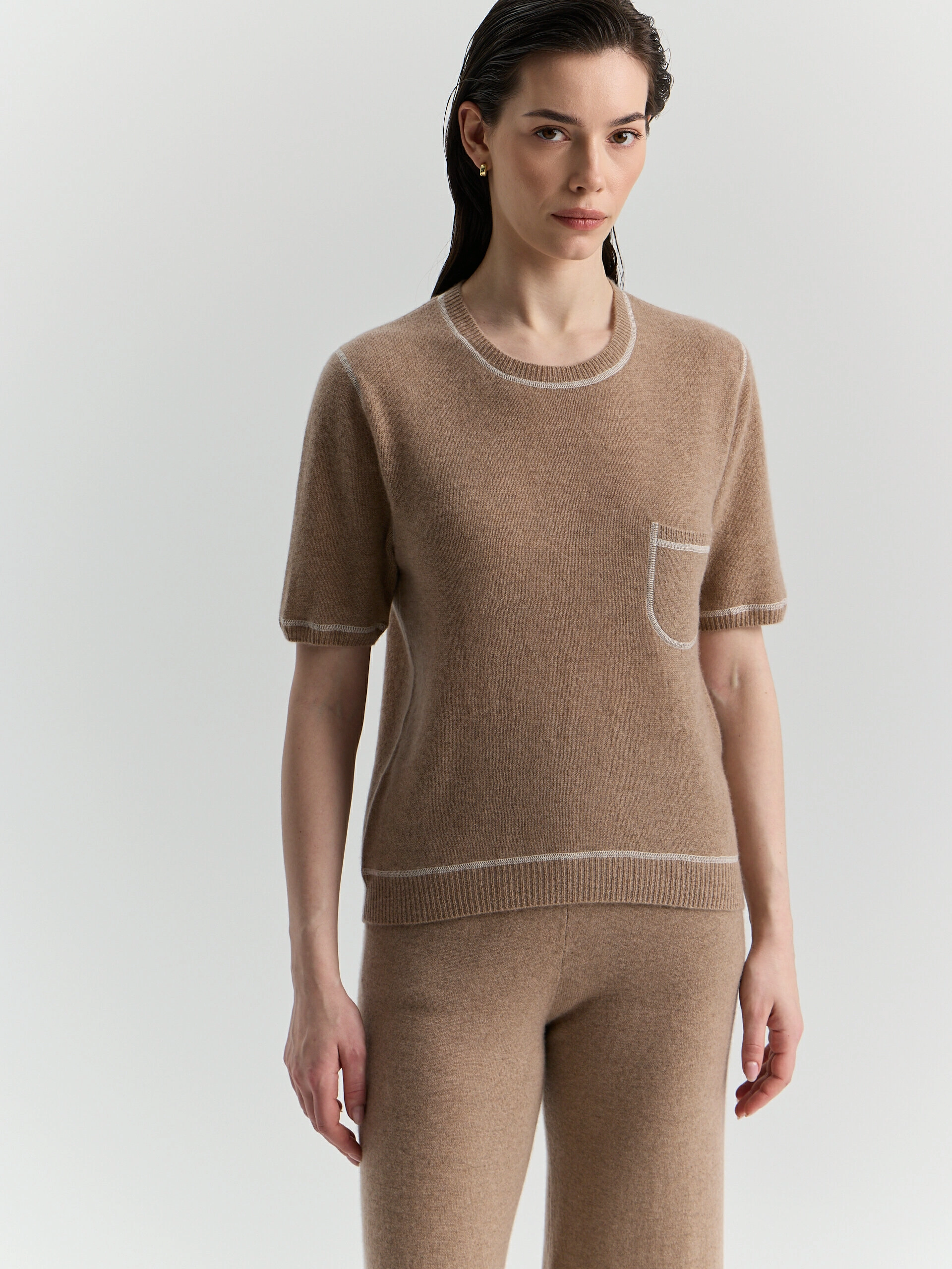 Кашемировая футболка