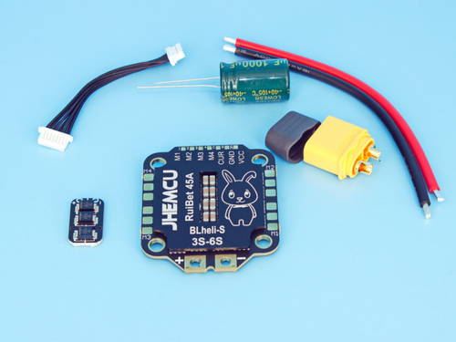 Регулятор скорости 4в1 JHEMCU RuiBet 45A BLHELI_S 6S