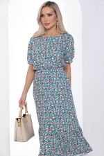 Платье Эпоха моды изумрудное П10143 LT Collection (Акция)