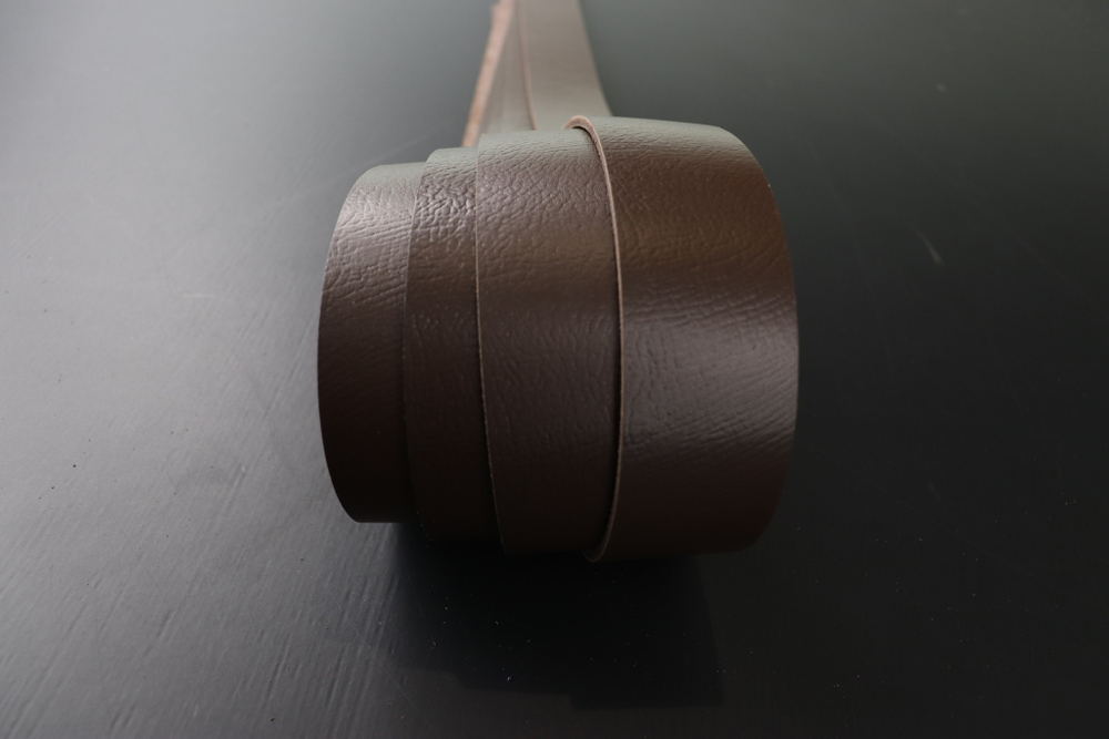 Ременная заготовка коричневая с лицевой отделкой+ плита слон