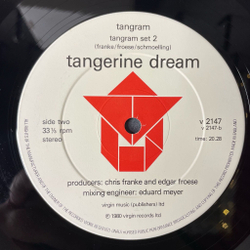 Винтажная виниловая пластинка LP Tangerine Dream Tangram (Japan 1980) (Obi)