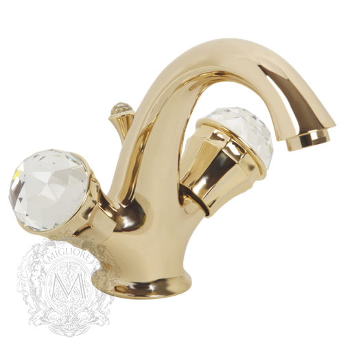 Смеситель для раковины Korona Swarovski ML.KRN-4734.DO золото