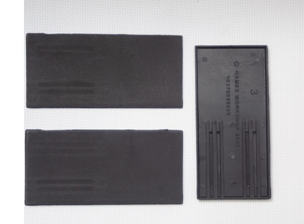 Прямоугольная ровная база 100x50 мм — 3 шт.