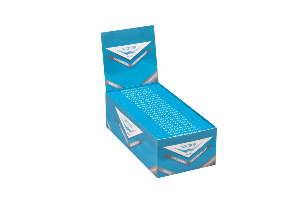 Бумага курительная WATSON BLUE REGULAR ROLLING PAPER (50шт)