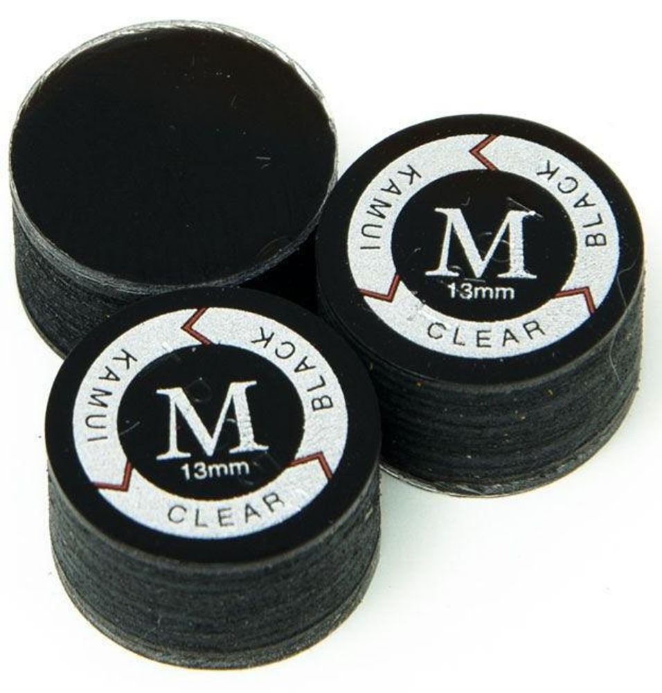 Наклейка для кия &quot;Kamui Clear Black&quot; (M) 13 мм