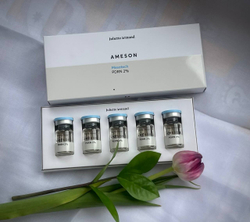 PDRN 2% -AMESON, JULIETTE ARMAND, производство ГРЕЦИЯ. Увлажнение, стимуляция коллагена и эластина, лифтинг, восстановление после агрессивных омолаживающих процедур, до и после операционного периода.