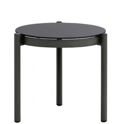 Уличный журнальный столик Lounge Ø60х45 см, алюминий, керамика