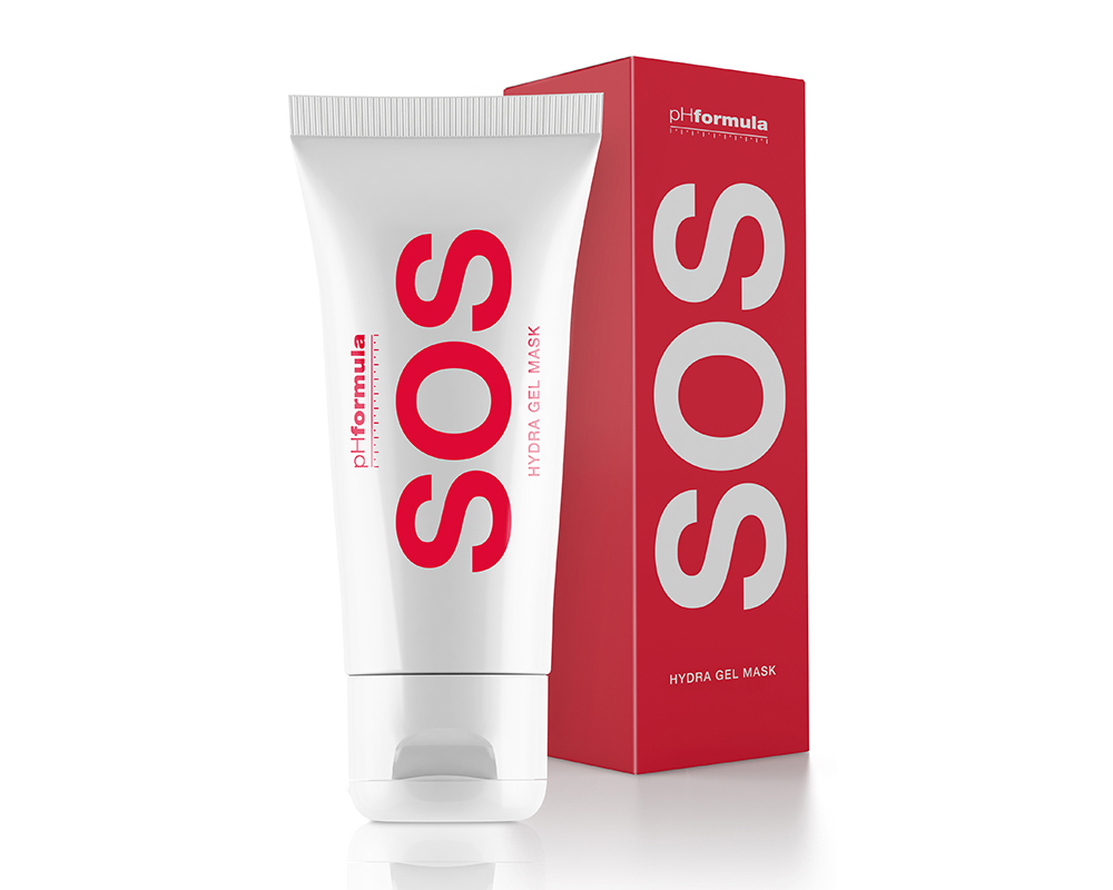 PHformula SOS Hydra Gel Mask - Восстанавливающая гель - маска 50 мл