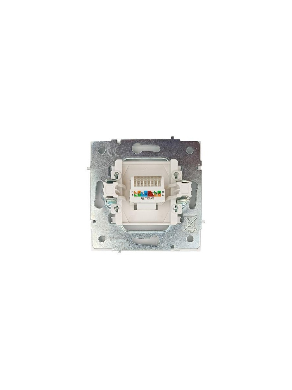 Розетка компьютерная 1-мест. СП ZIMA бел. LEZARD 704-0288-140