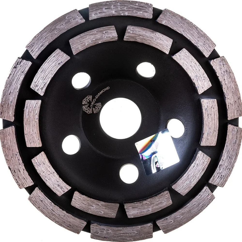Чашка алмазная по бетону двухрядная 125х22,2 мм Segment PRO Trio-Diamond
