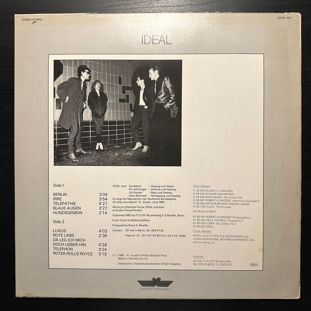 Ideal- Ideal (Германия 1980г.)