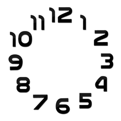 Комплект элементов для 3D часов/ Модель D2