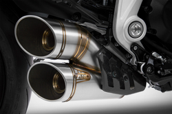 ZDU129S00SSRE5 ZARD RACING STEEL EXHAUST SLIP-ON E5 (DVL 1260)