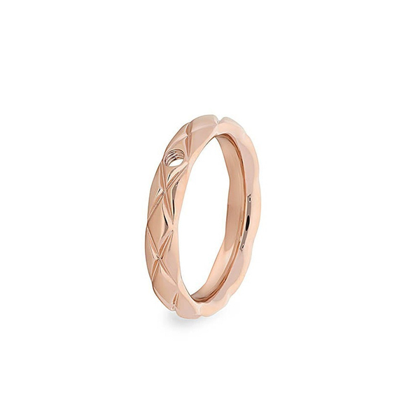 Кольцо - База Qudo  Aversa Rose Gold 15.2 мм 616275 RG размер 15