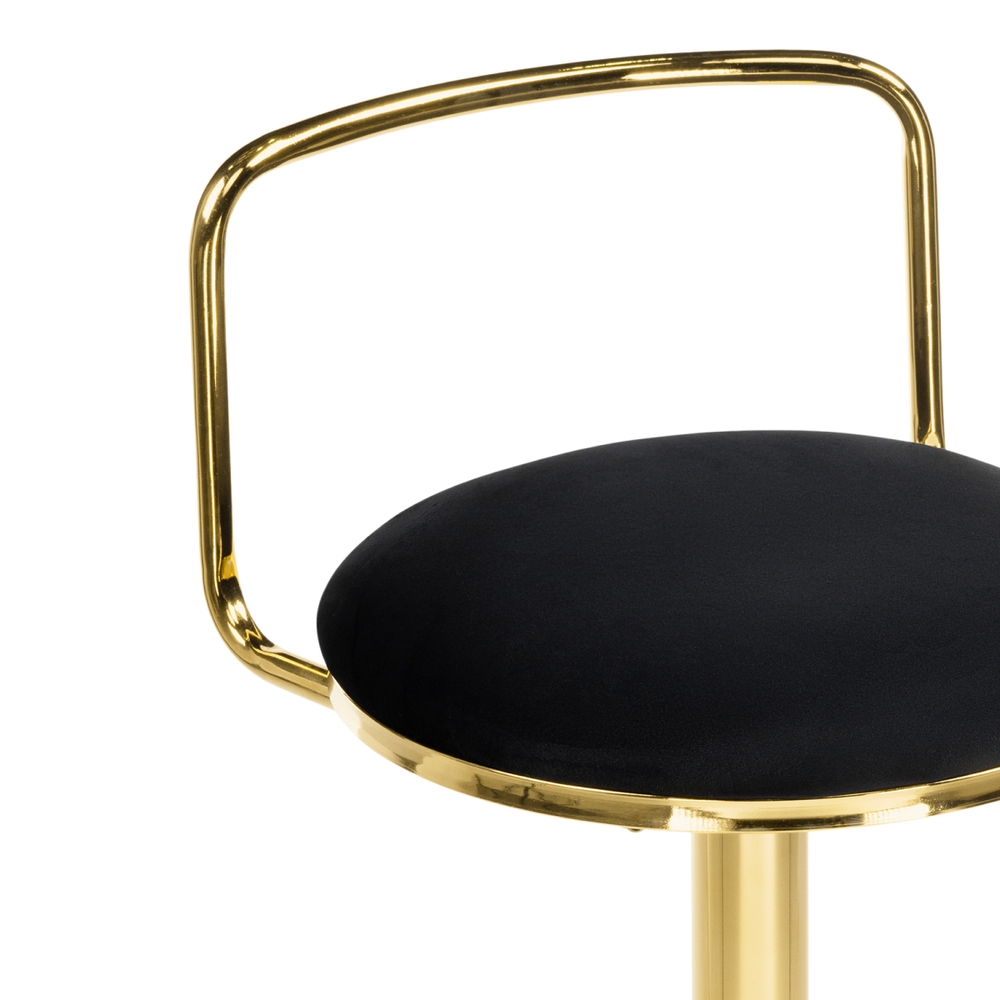 Барный стул Woodville Lusia black, gold