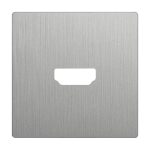 Накладка для розетки HDMI (серебряный рифленый) WL09-HDMI-CP