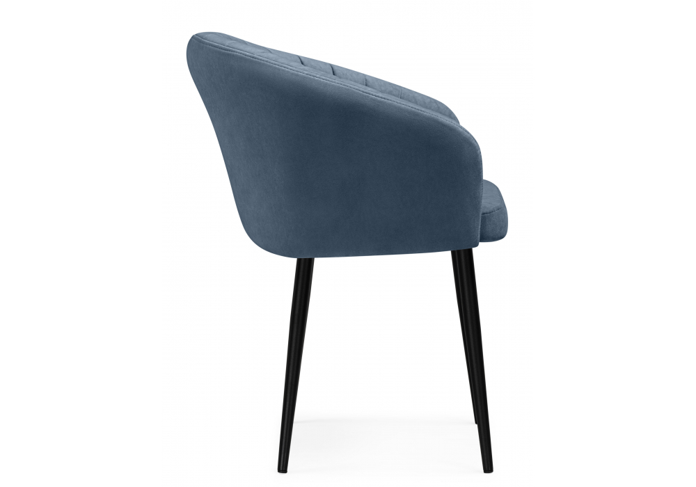 Стул на металлокаркасе Woodville Моншау marseille 30, черный, ножки черные