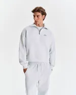 Толстовка Bruler d'Amour Half-zip Logo de base 02 меланж