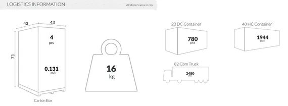Полубарный табурет Tom Bar 65, белый