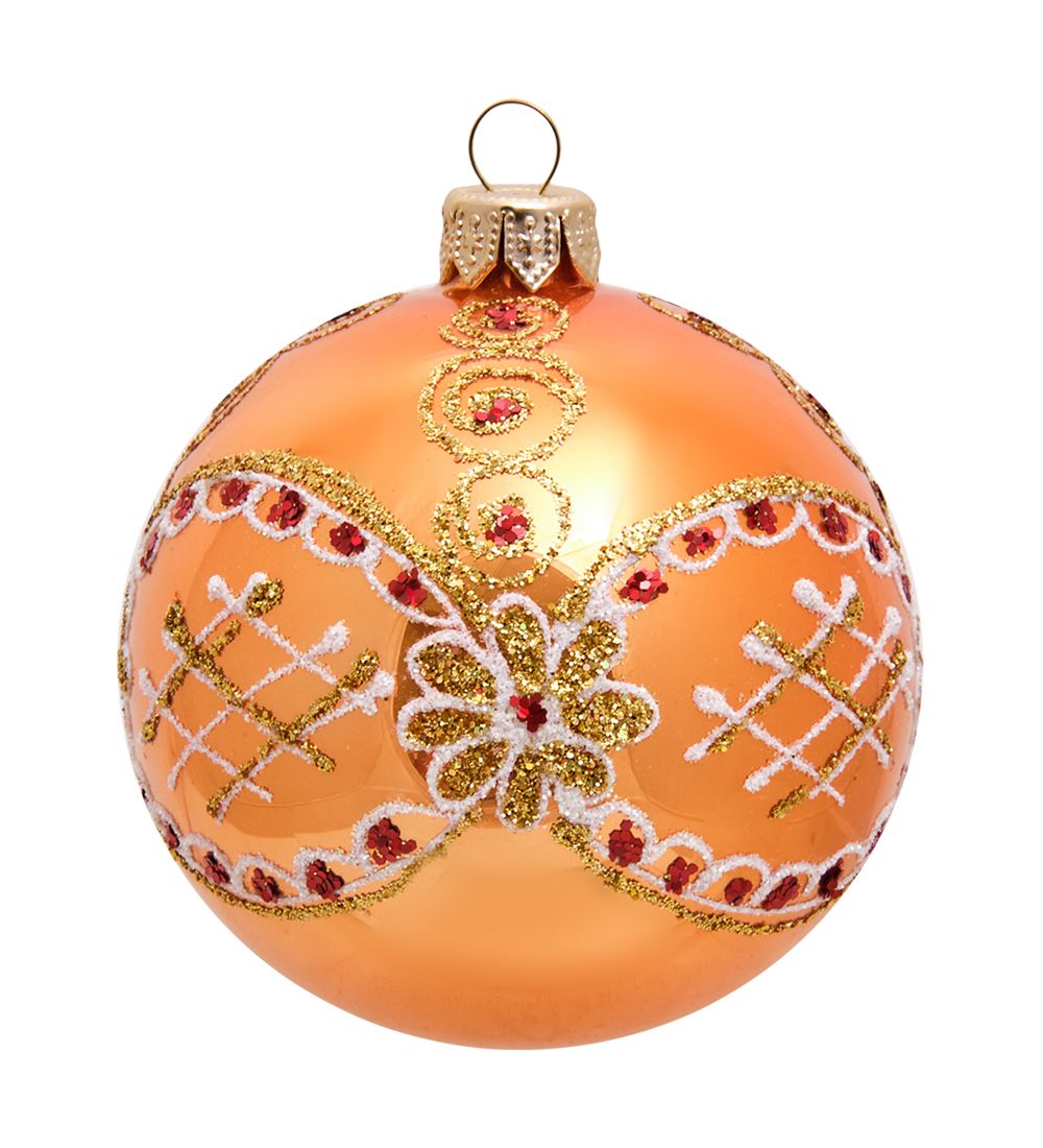 Элита НФШ-1214 Набор ел.украшений Шар 2шт «Роскошный» 80 мм