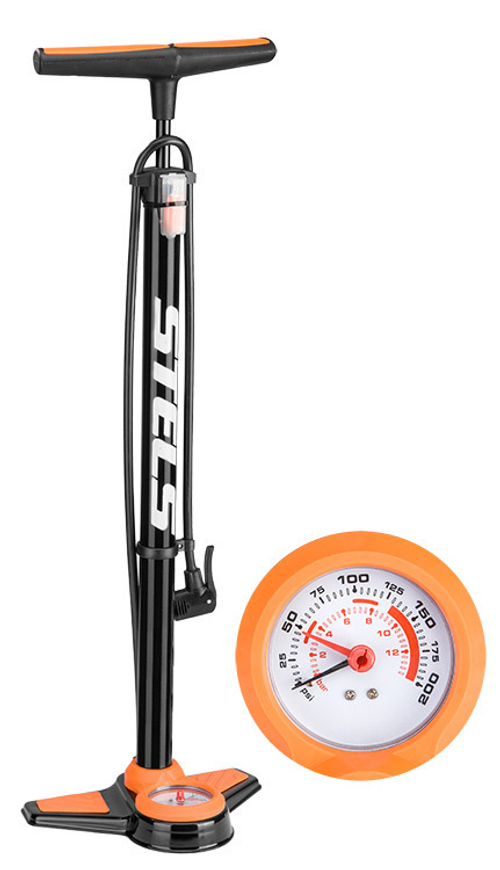 Насос ZF-042 ручной стационарный с манометром,15929