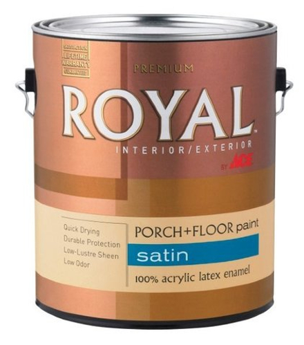 Ace Paint Полуматовая акриловая краска для пола Royal satin latex porch & floor enamel