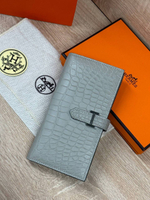 Кошелек Hermes из кожи крокодила