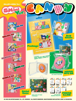 Альбом NCT DREAM - CANDY Winter Special Mini Album SMini (Smart) Album RANDOM Version