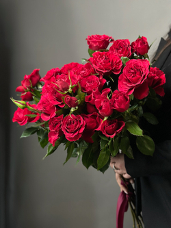 Кустовые розы сорт «BELLA LOVE» (Эквадор, премиум)