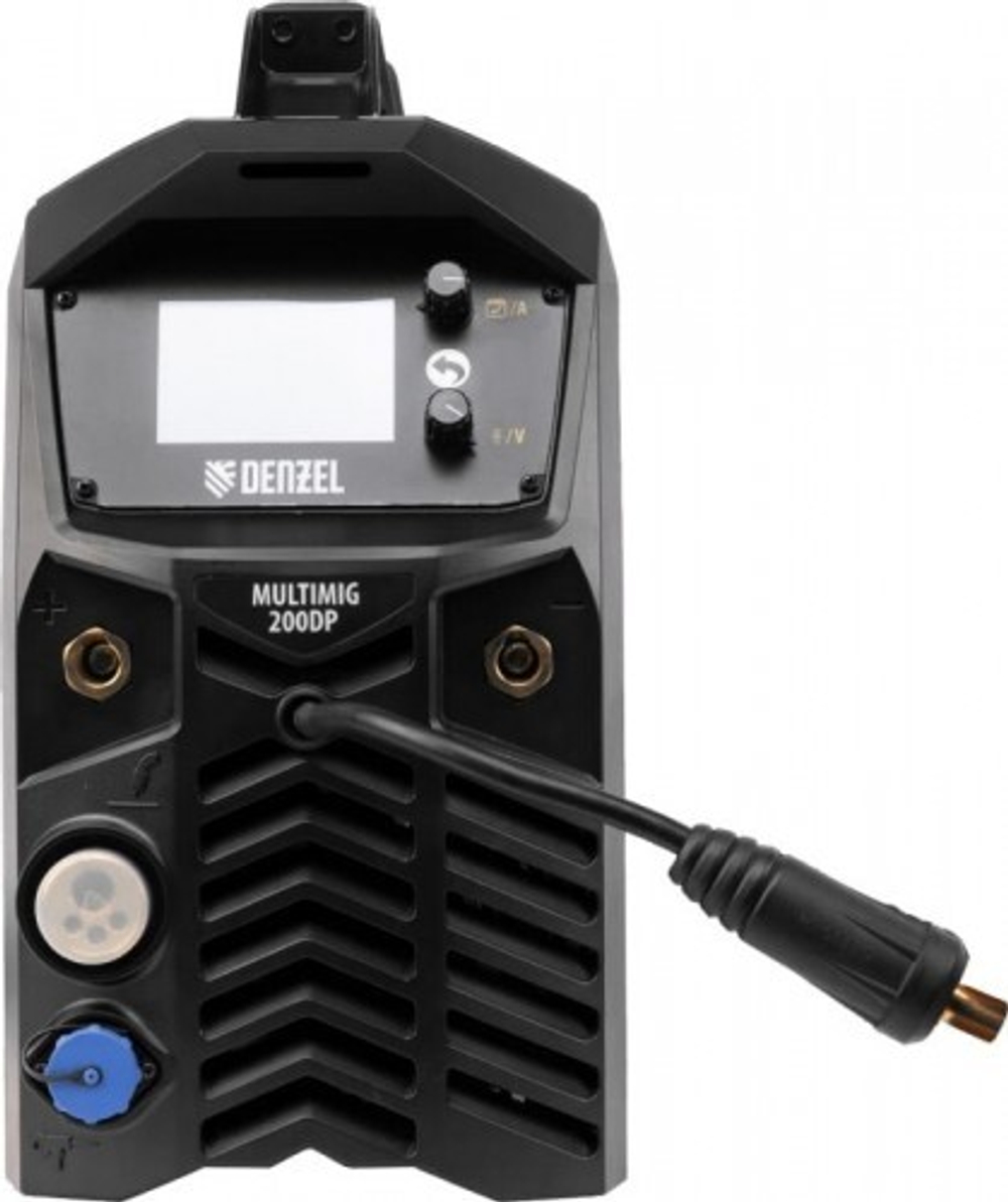 Сварочный полуавтомат Denzel MultiMIG-200DP Synergy Double Pulse 94313