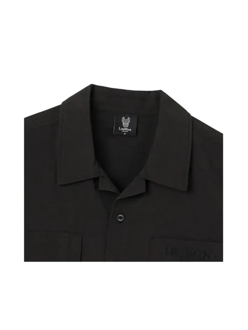 Рубашка с короткими рукавами и 2 карманами с логотипом