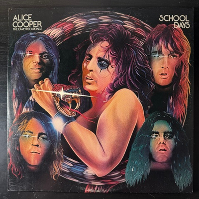 Alice Cooper ‎– School Days - The Early Recordings 2LP (Англия 1973г.)