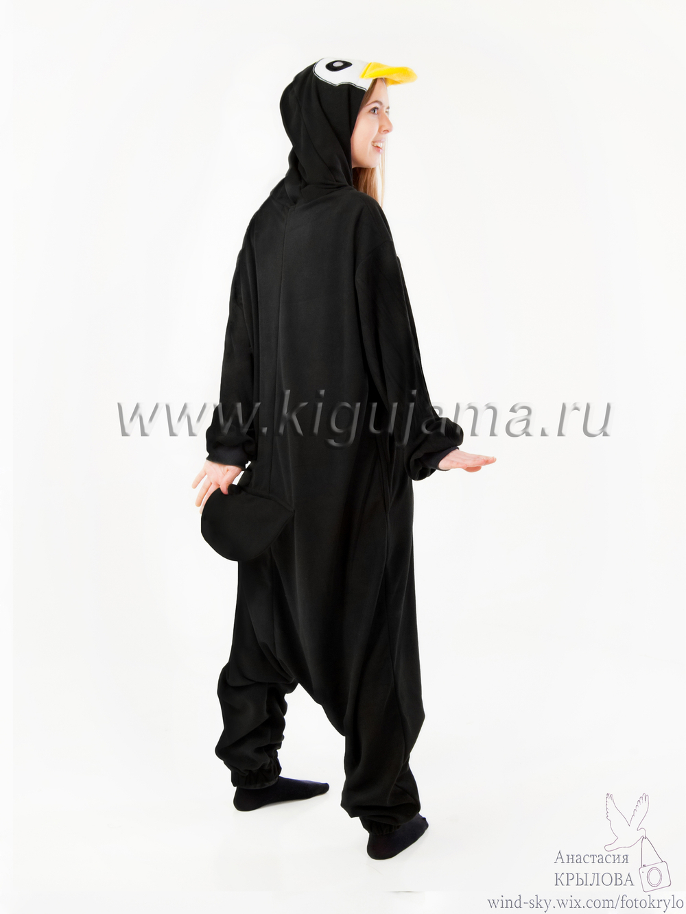 пижама кигуруми пингвин