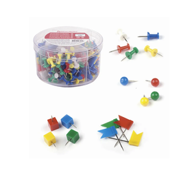 Кнопки канцелярские офисные силовые ассорти набор 240 штук