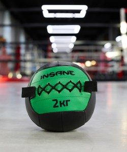 Медбол IN24-WB100, 2 кг, зеленый