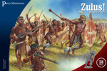 VLW41  Zulus! - 38 Hard plastic miniatures
