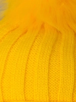 Шапка детская зимняя с помпоном и шарф