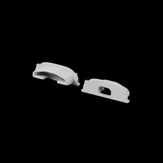 Комплект заглушек (для профиля 18x06) 2 шт., ALM-1806-EC 642075 Led Strip 642075