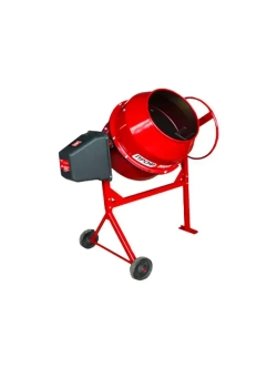 Бетономешалка строительная, бетоносмеситель ПРОФМАШ Б-120 550 Вт, 120л полиамидный венец