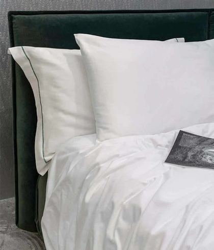 Постельное белье 2 спальное евро Decoflux Solid White