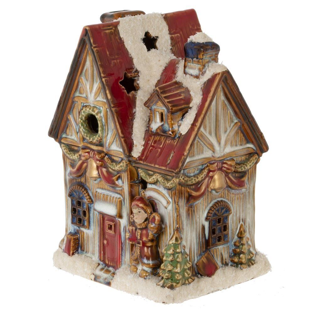 GAEM Фигурка декоративная с подсвет "Домик" (AAx2, н/п), L10,5 W8,5 H14,5 см