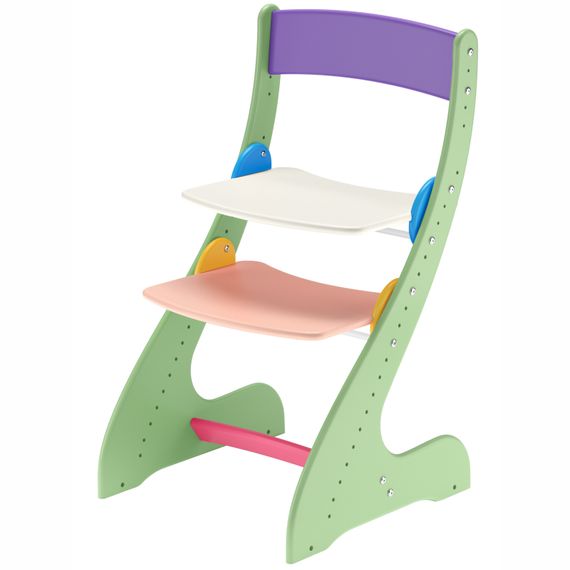 Растущий стул "ПАВЛИН", разноцветный - фото: 1