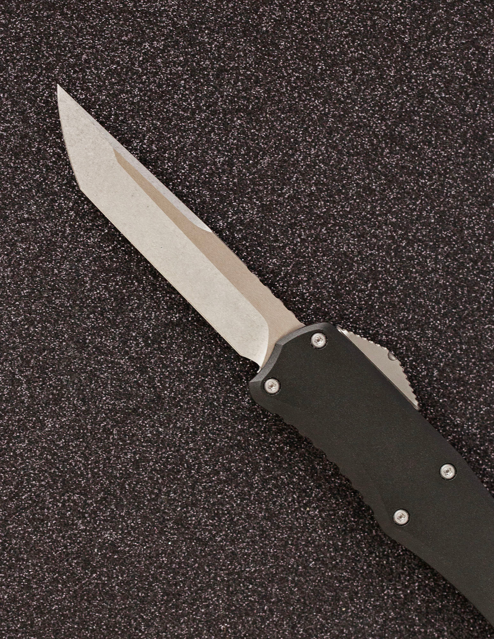 Автоматический складной нож SteelBro Freya Tanto Stonewash VG-10