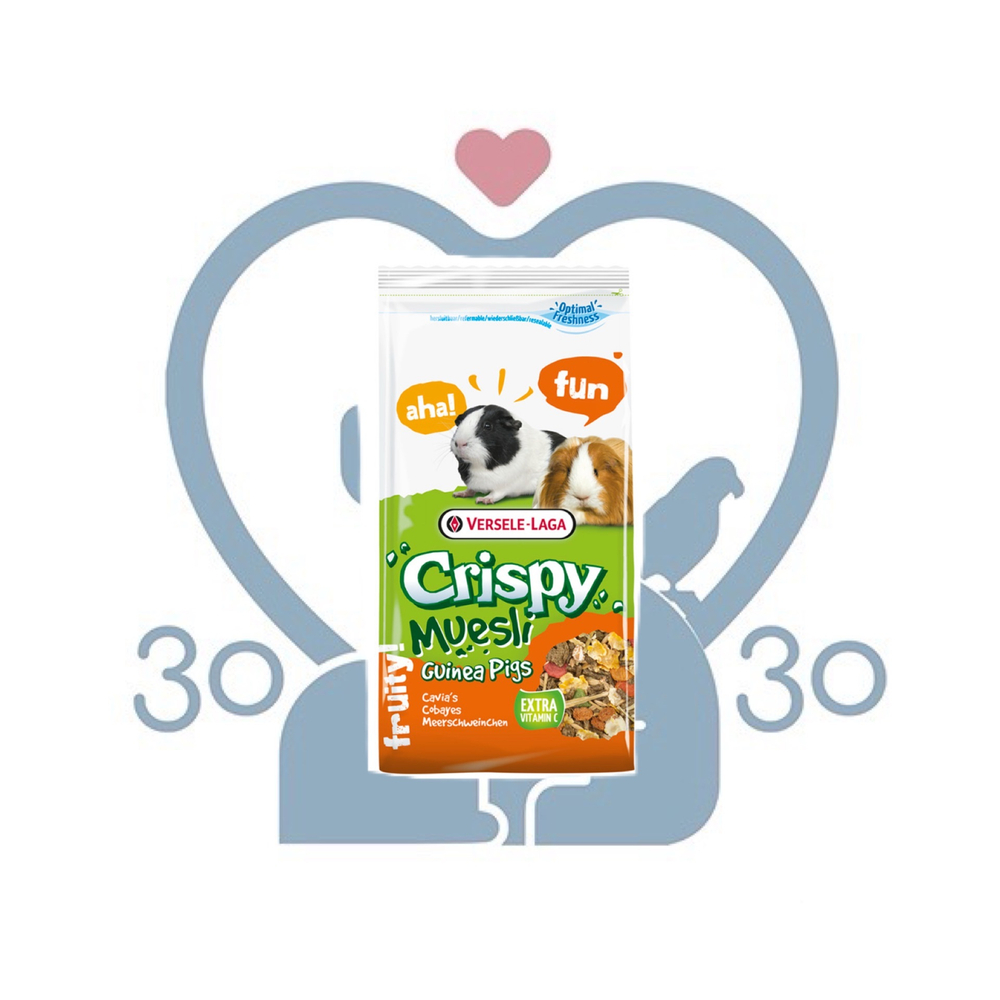 Crispy Muesli Guinea Pigs полноценный корм д/морских свинок 400гр,