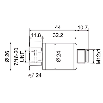Датчик низкого давления Menerga 0-10 Bar Pressure trans. 520.930S02P00N